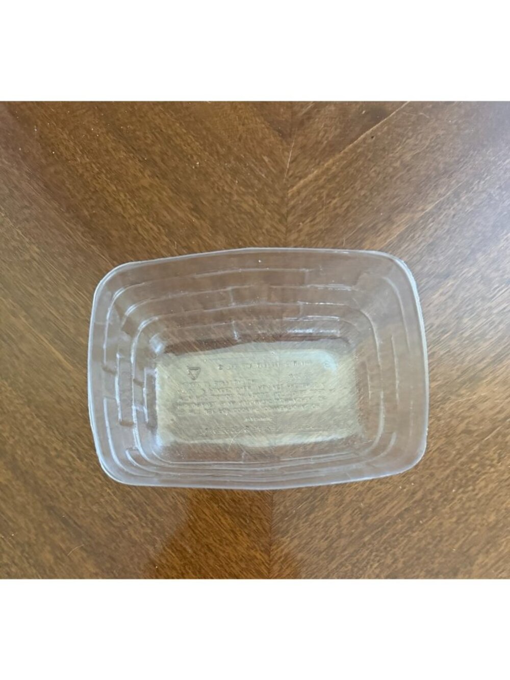Longaberger Basket Clear Plastic Protector 5"L x 3.75"W x 2.25"H